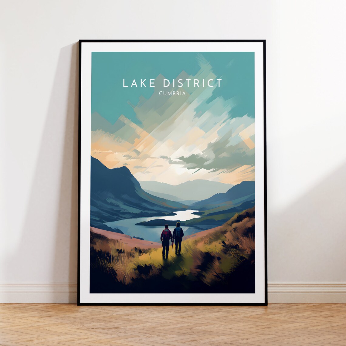 Cumbria Lake District England Travel Poster