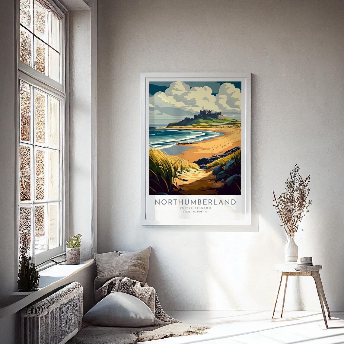 Northumberland Travel Poster, England Travel Poster - Image 4