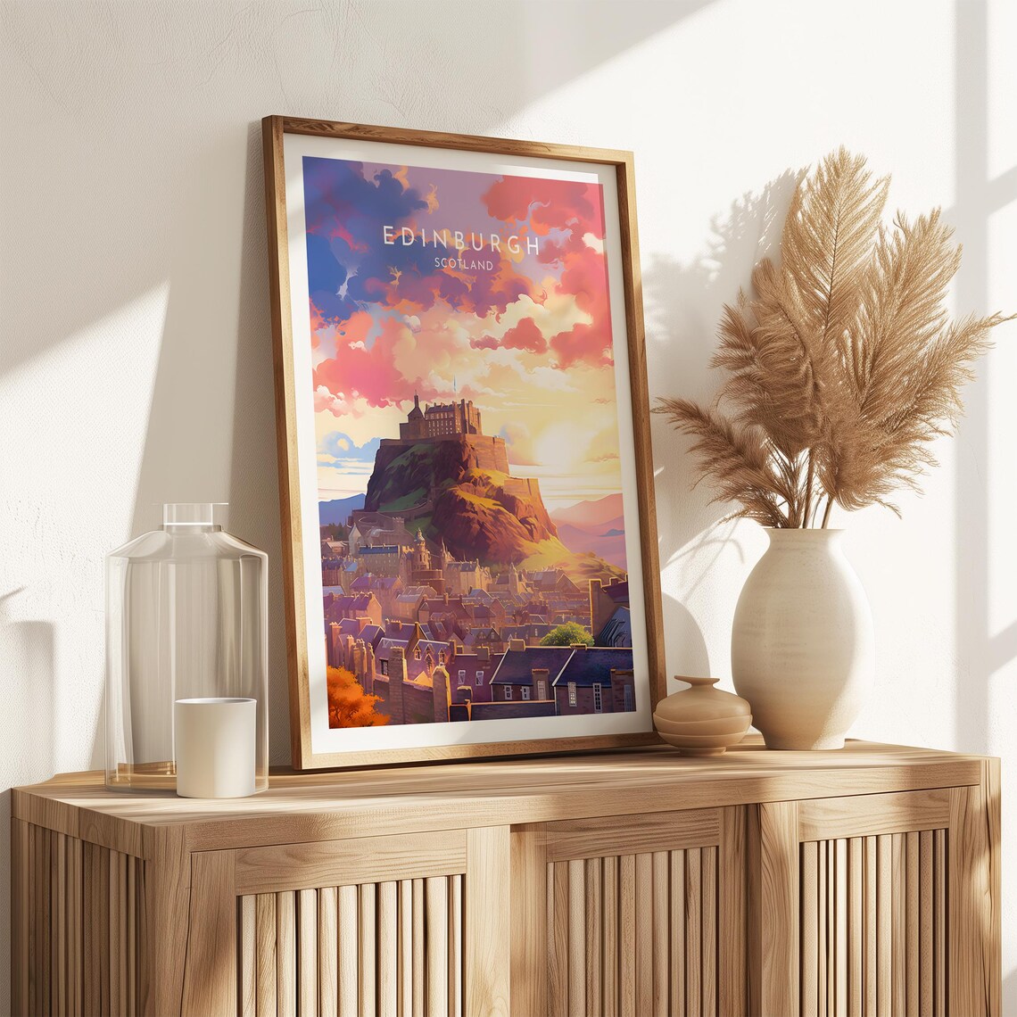 Edinburgh Travel Poster, Scotland Home Decor - Image 2