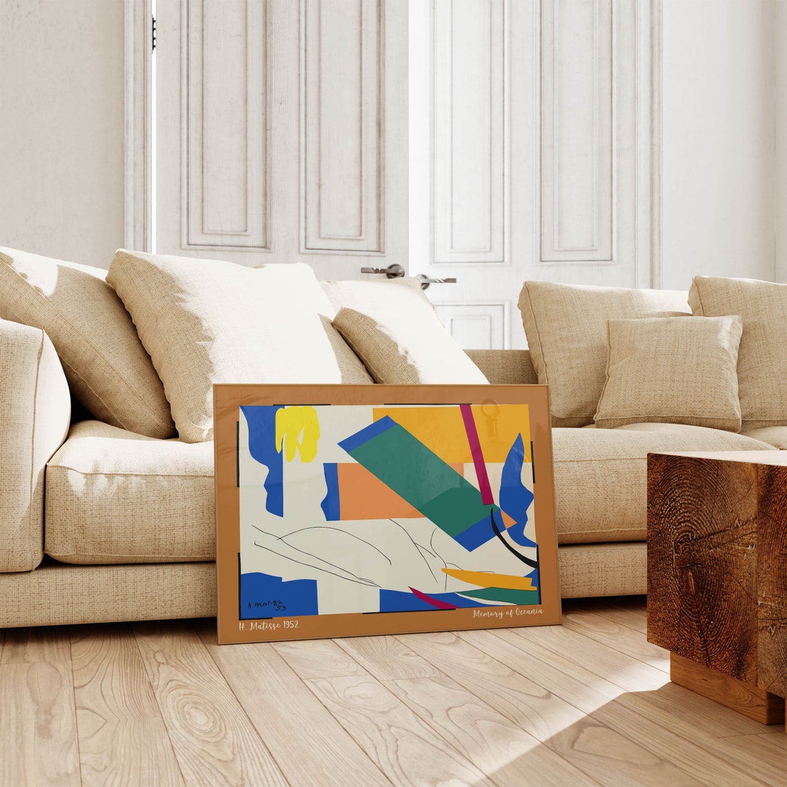 Henri Matisse Memory of Oceania 1952 Abstract Cutouts Poster - Image 3