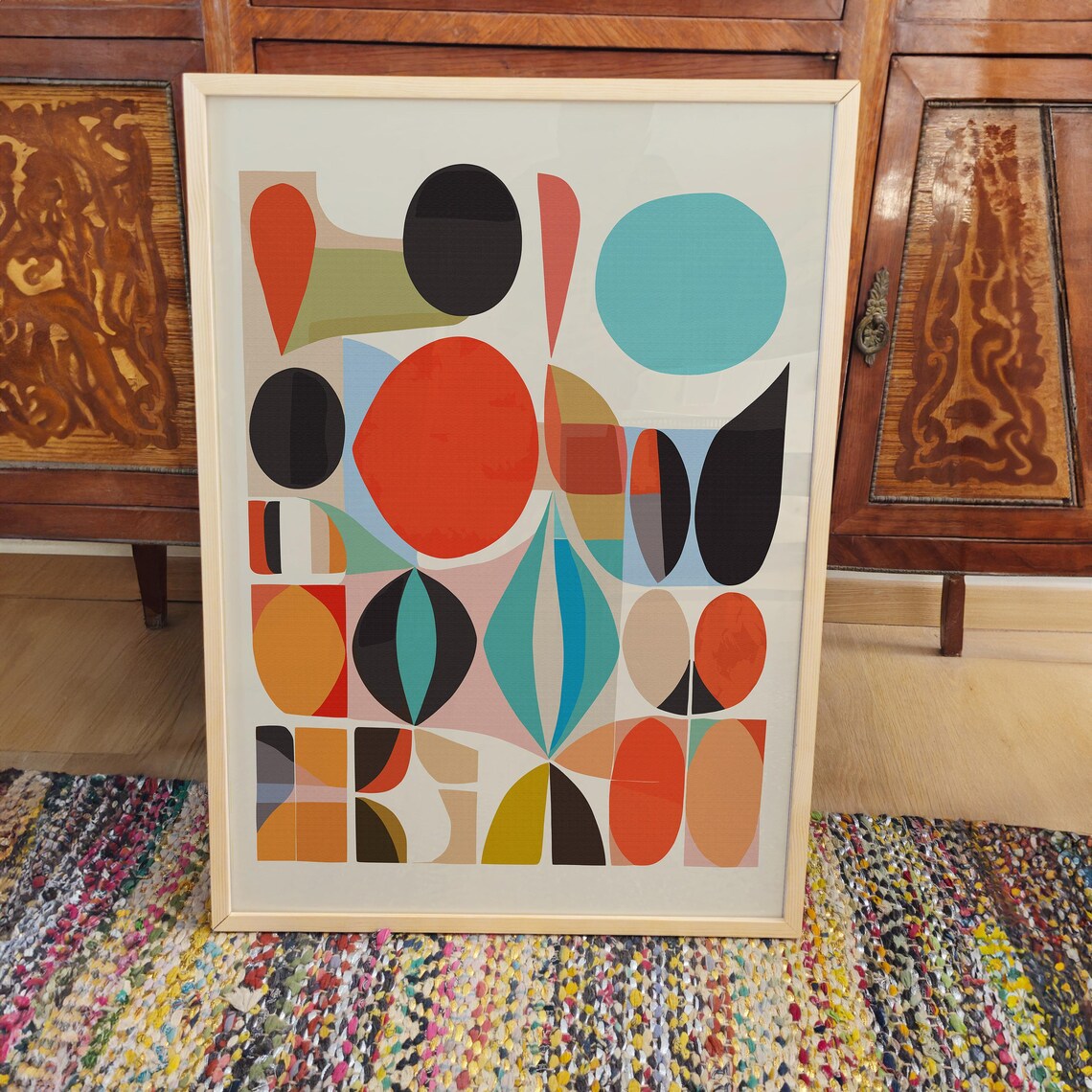 Mid Century Modern Abstract, Gift for Design Lovers - Image 3