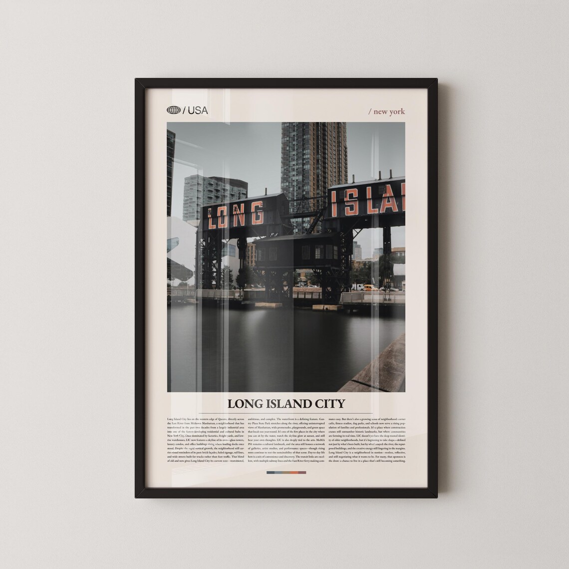 Long Island City Queens Gantries Landmark New York Photo Poster