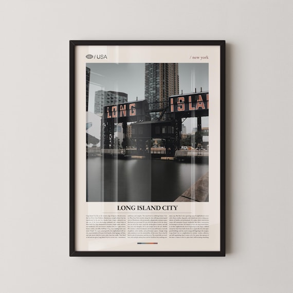Long Island City Queens Gantries Landmark New York Photo Poster