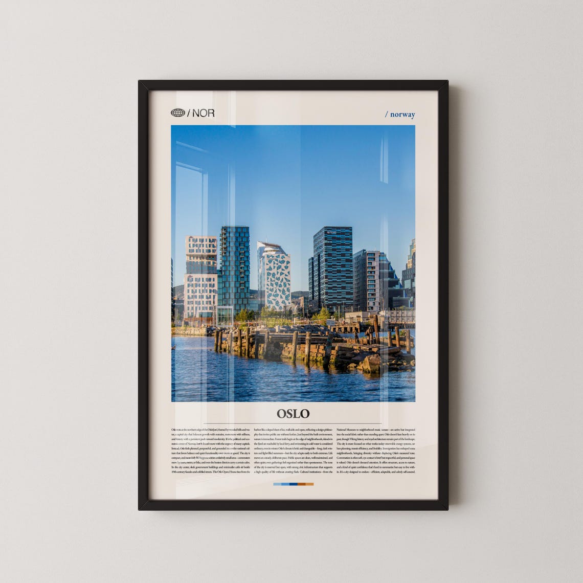 Oslo Norway Wall Art Nordic Cityscape And Fjord Photography Print Poster Scenic Urban Decor Scandinavian Travel Artwork