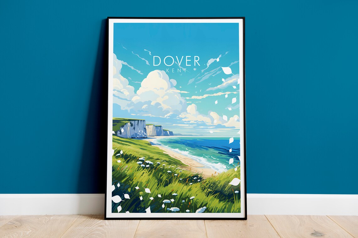 Dover Print White Cliffs Of Dover