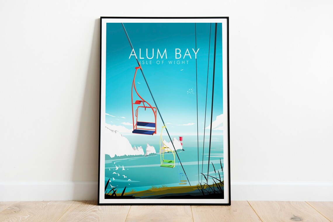 Alum Bay and The Needles, Isle Of Wight Art Print - Image 2