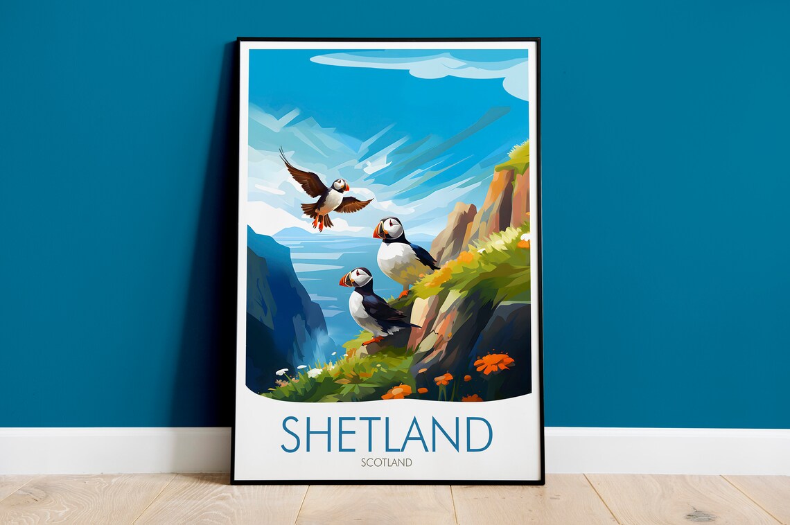 Shetland Print Shetland Islands