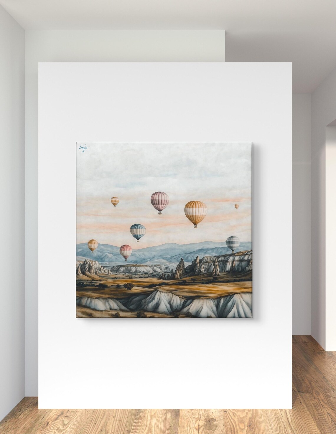 Colorful Cappadocia Balloon Festival Valley of Rock Spires Poster - Image 6