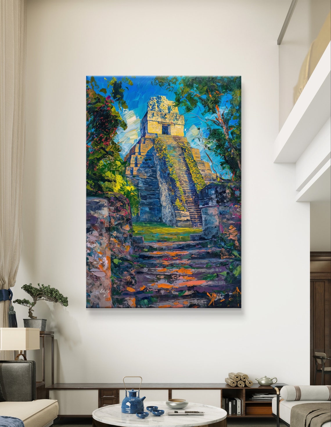 Tikal Mayan Temple Jungle Ruins Guatemala Ancient Heritage Art Poster - Image 5