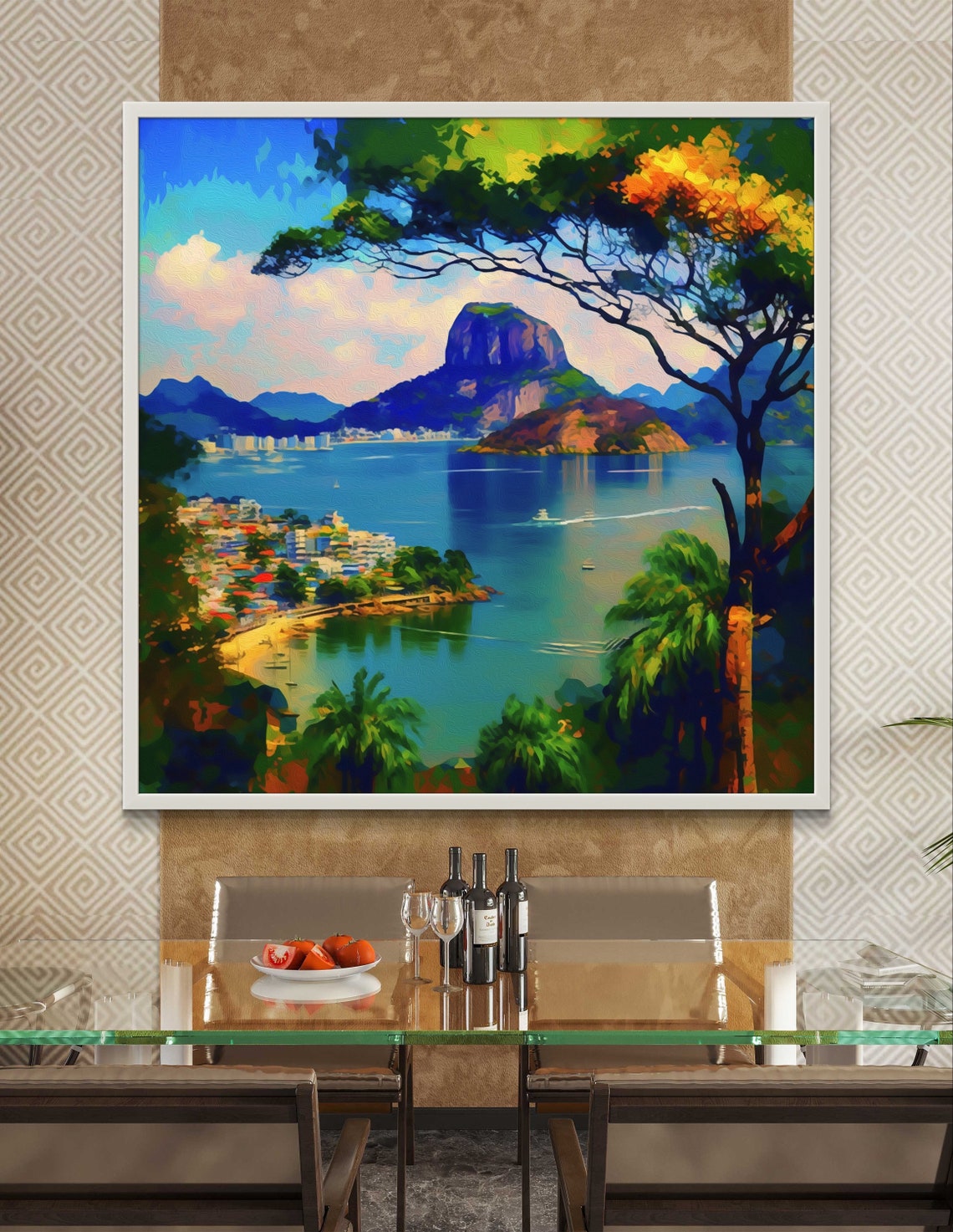 Rio de Janeiro Sugarloaf Mountain and Guanabara Bay Coastal Poster - Image 4