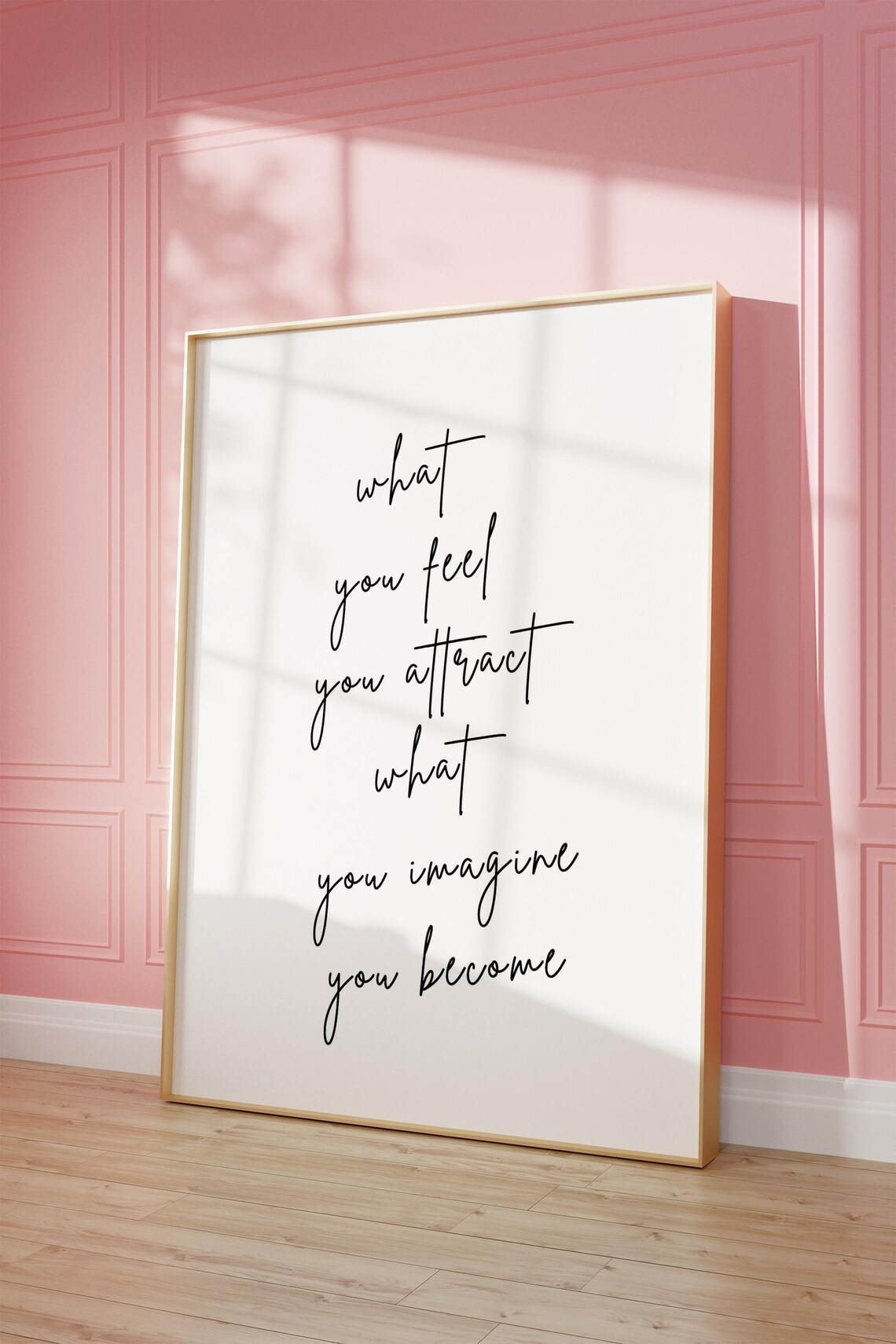 Law Of Attraction Poster, Spiritual Wall Art