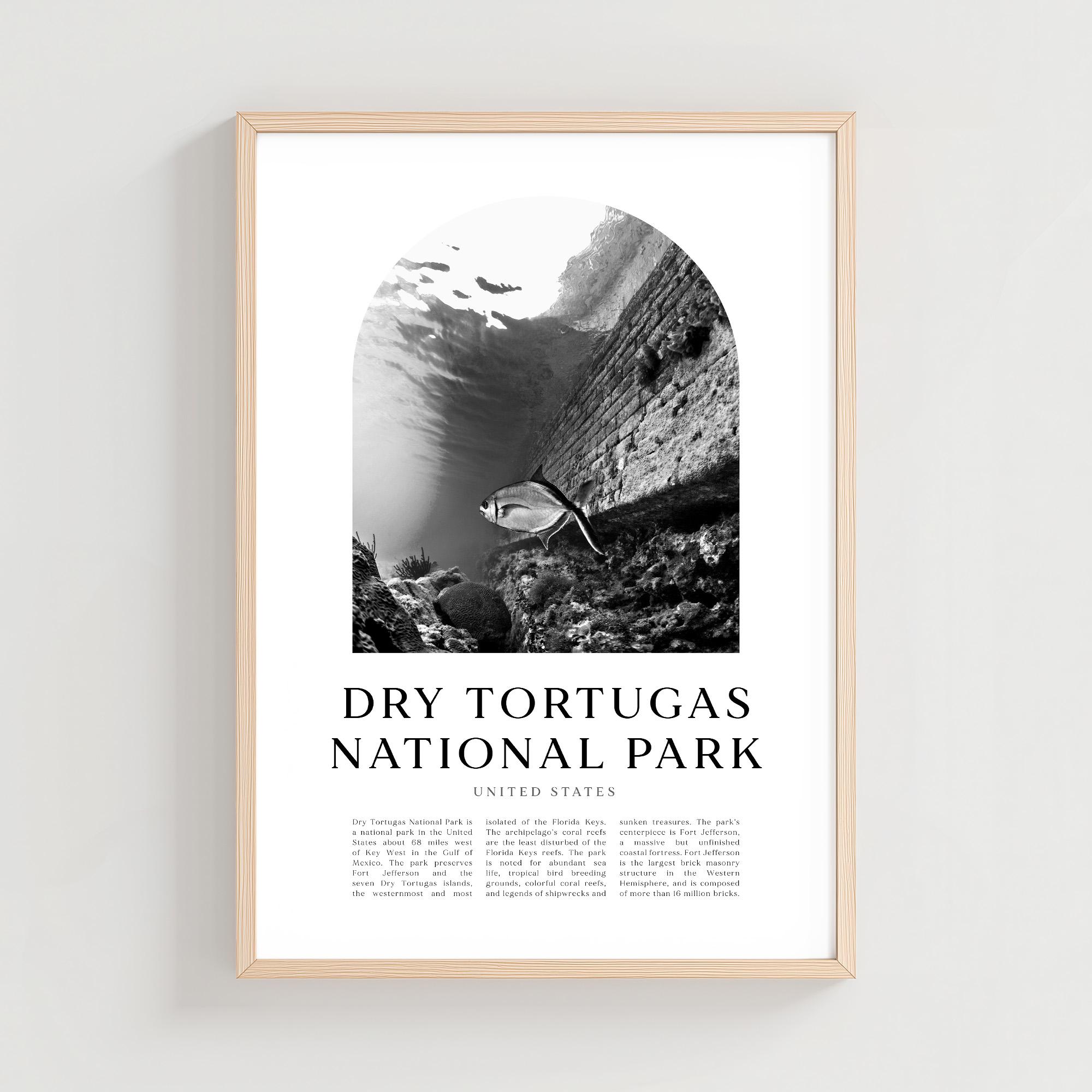 Dry Tortugas National Park Stingray Fort Wall Underwater Poster