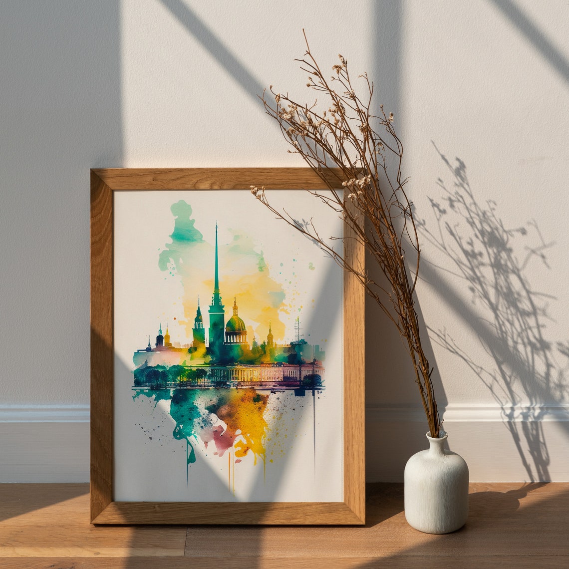 Skyline St Petersburg Skyline Wall Decor St Petersburg Cityscape St Petersburg Russia Wall Decor St Petersburg Wall Art Airbnb Art - Image 2