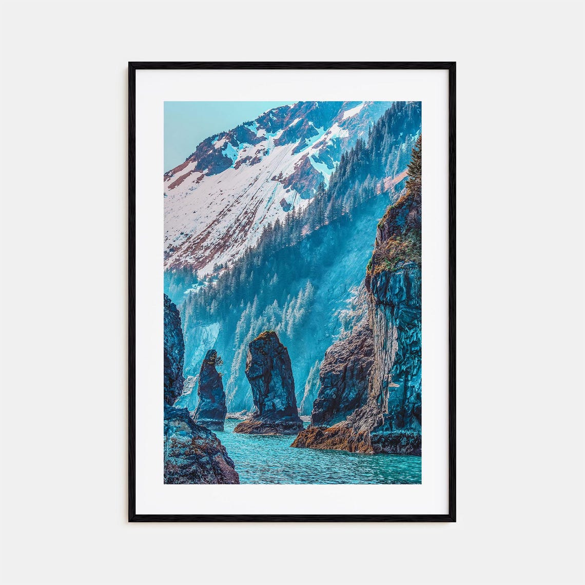 Kenai Fjords National Park Colorful Poster Print Kenai Fjords National Park Photo Art Decor Travel Print Street Map Poster City Map