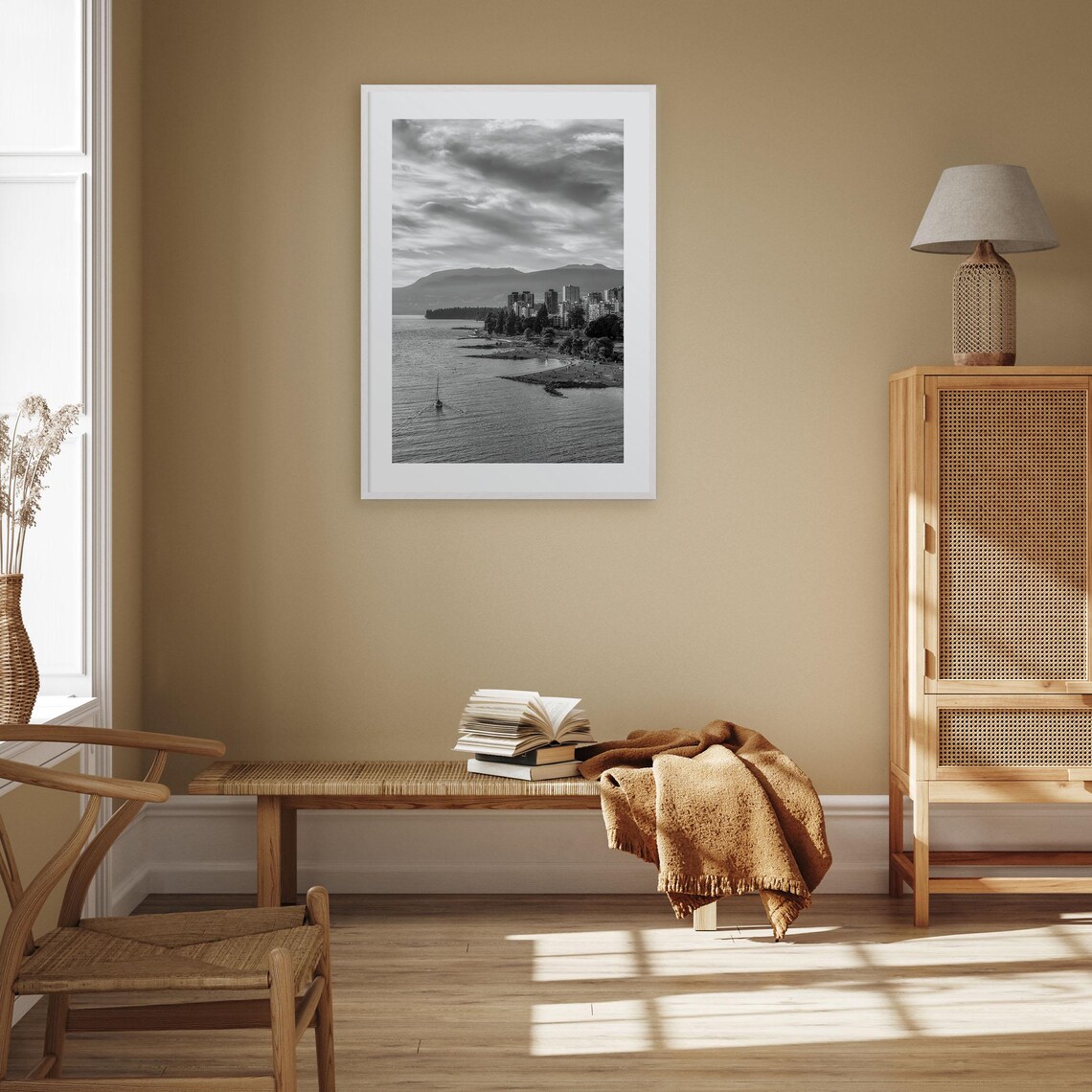 Vancouver Black And White Travel Poster, Canada - Image 3
