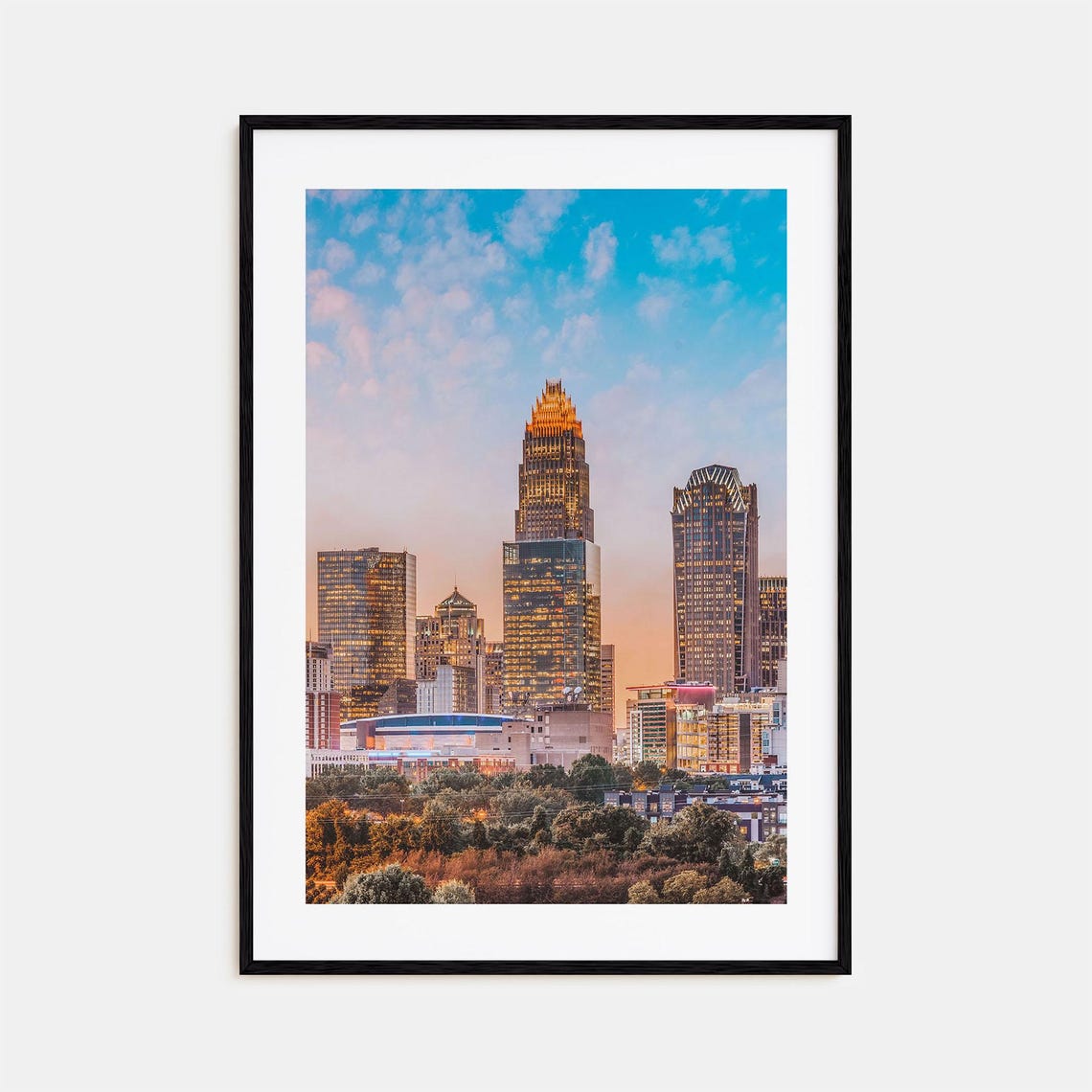 Charlotte Colorful Poster Print No 1 Charlotte Photo Art Charlotte Decor Charlotte Travel Print Charlotte Street Map Poster City Map