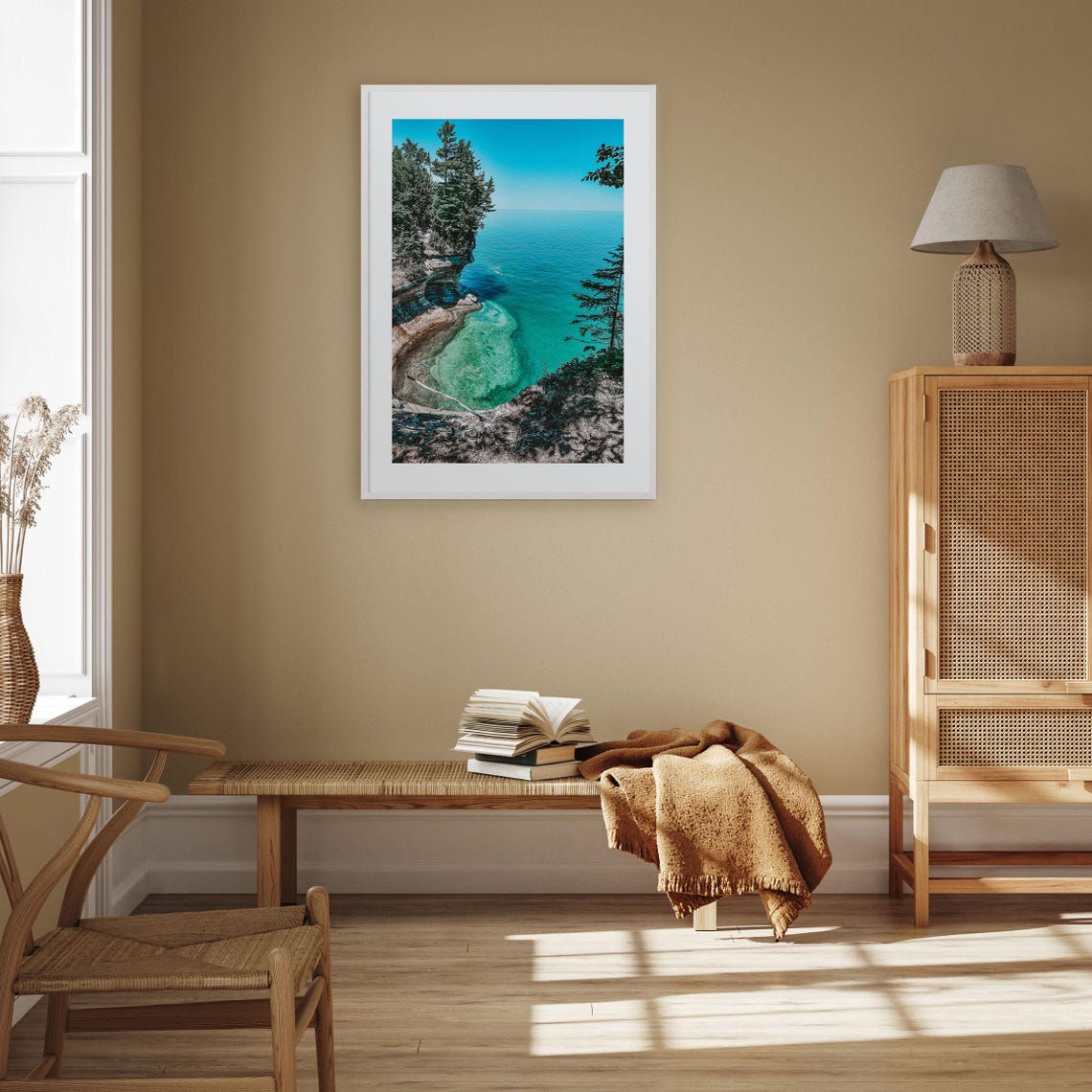 Michigan Colorful Poster Print No 2 Michigan Photo Wall Art Michigan Decor Michigan Travel Print Michigan Street Map Poster City Map - Image 2