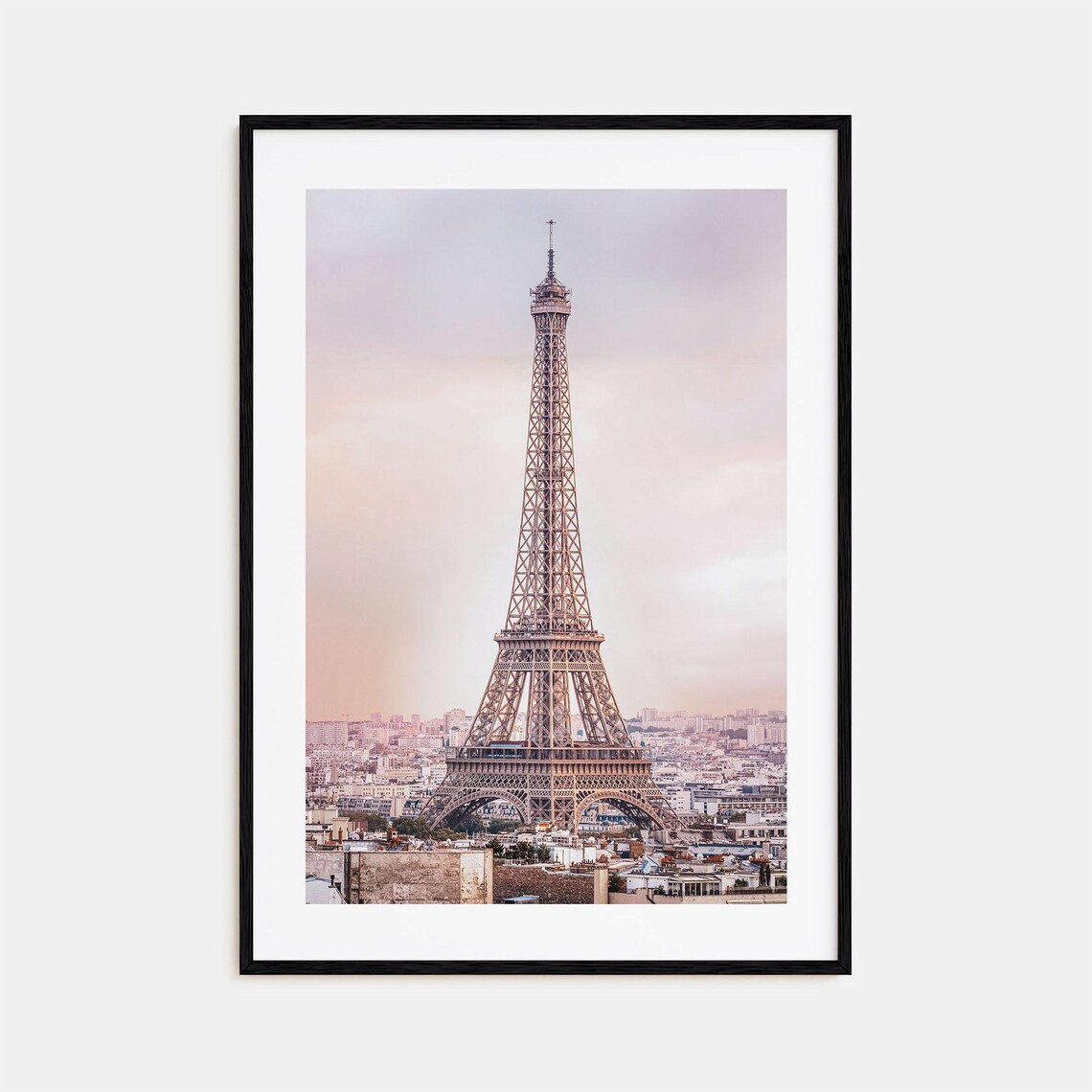 Paris Colorful Poster Print No 3, City Map