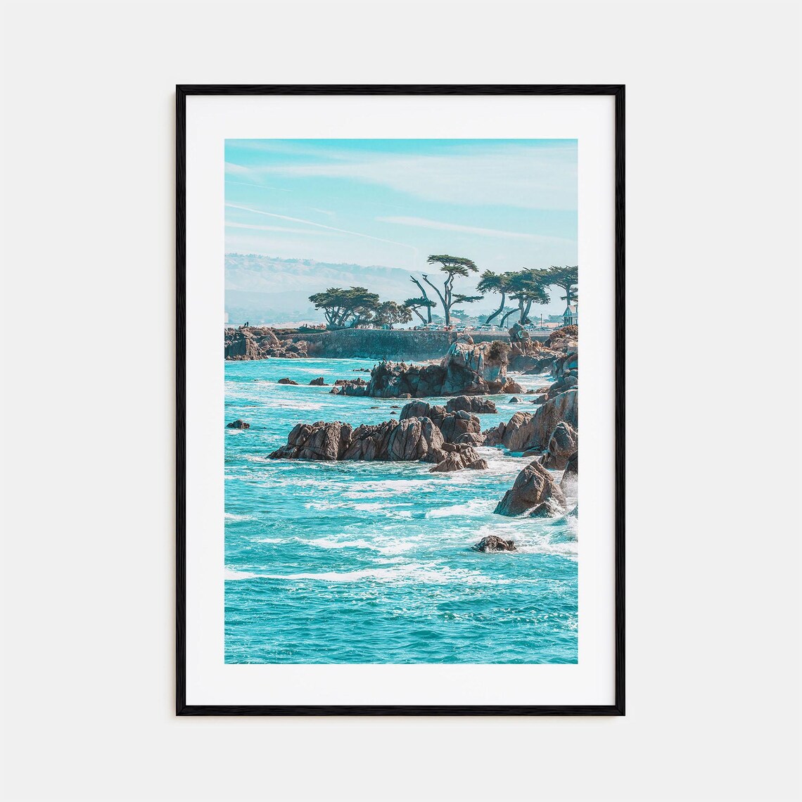 Monterey Travel Poster, City Map Wall Decor