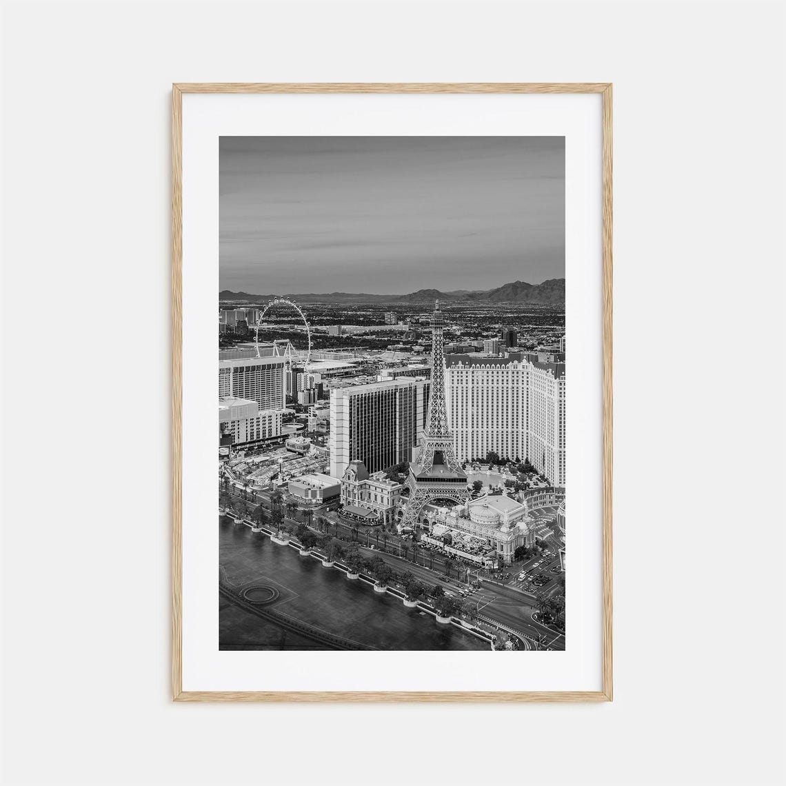 Las Vegas Photo Poster Print Las Vegas Black And White Art Las Vegas Wall Photography Las Vegas Travel Las Vegas Map Poster