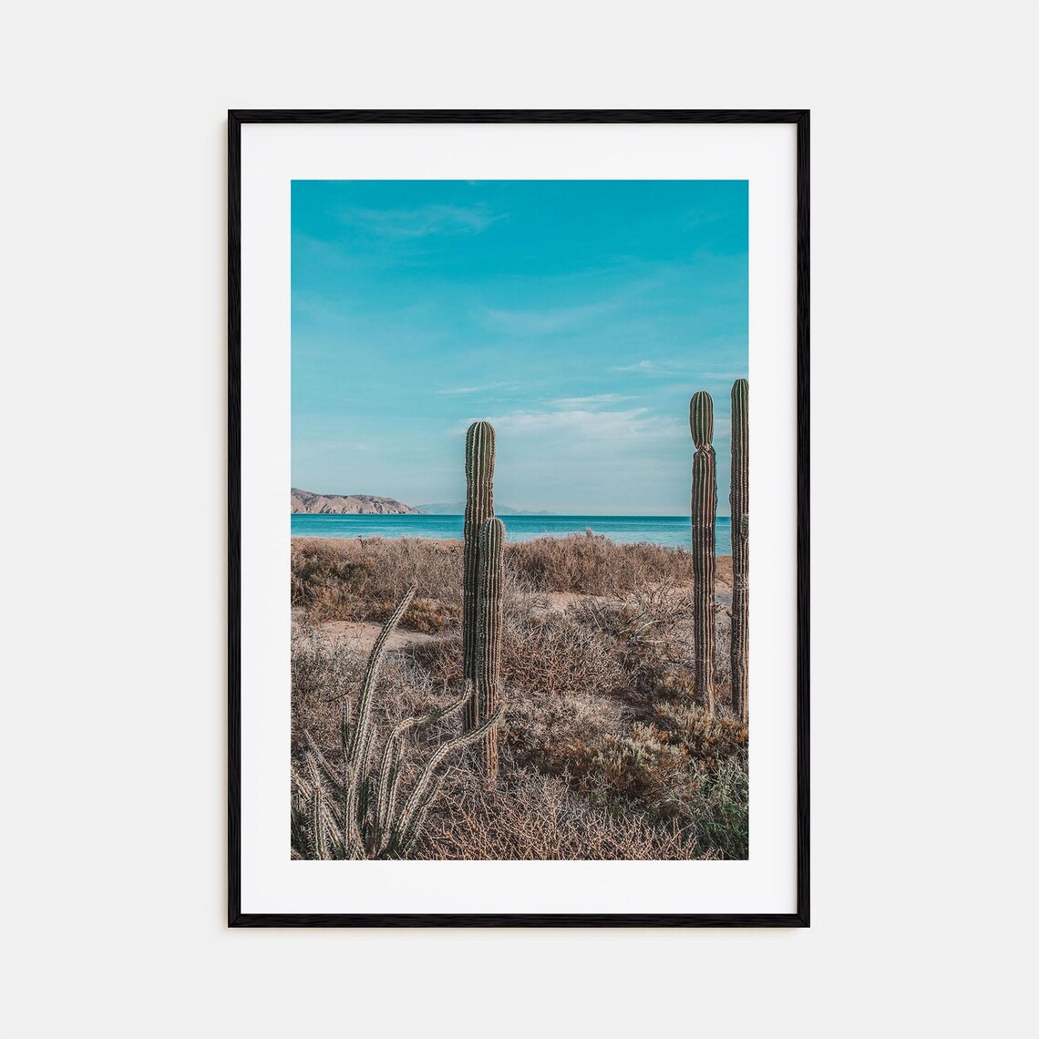 Baja California Sur Travel Poster, Street Map Print
