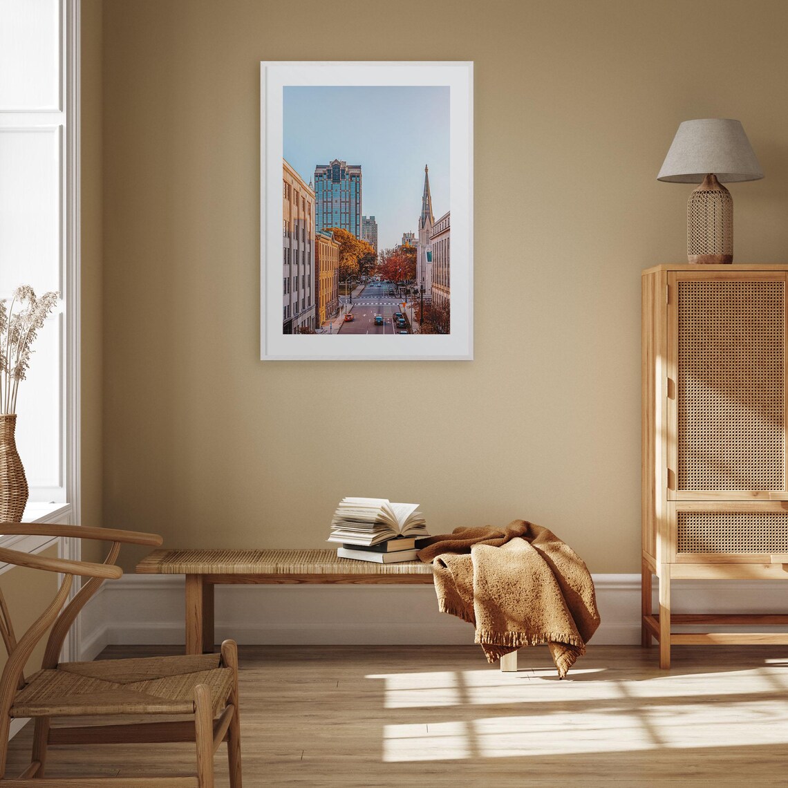 Raleigh Colorful Poster Print No 2, City Map - Image 2