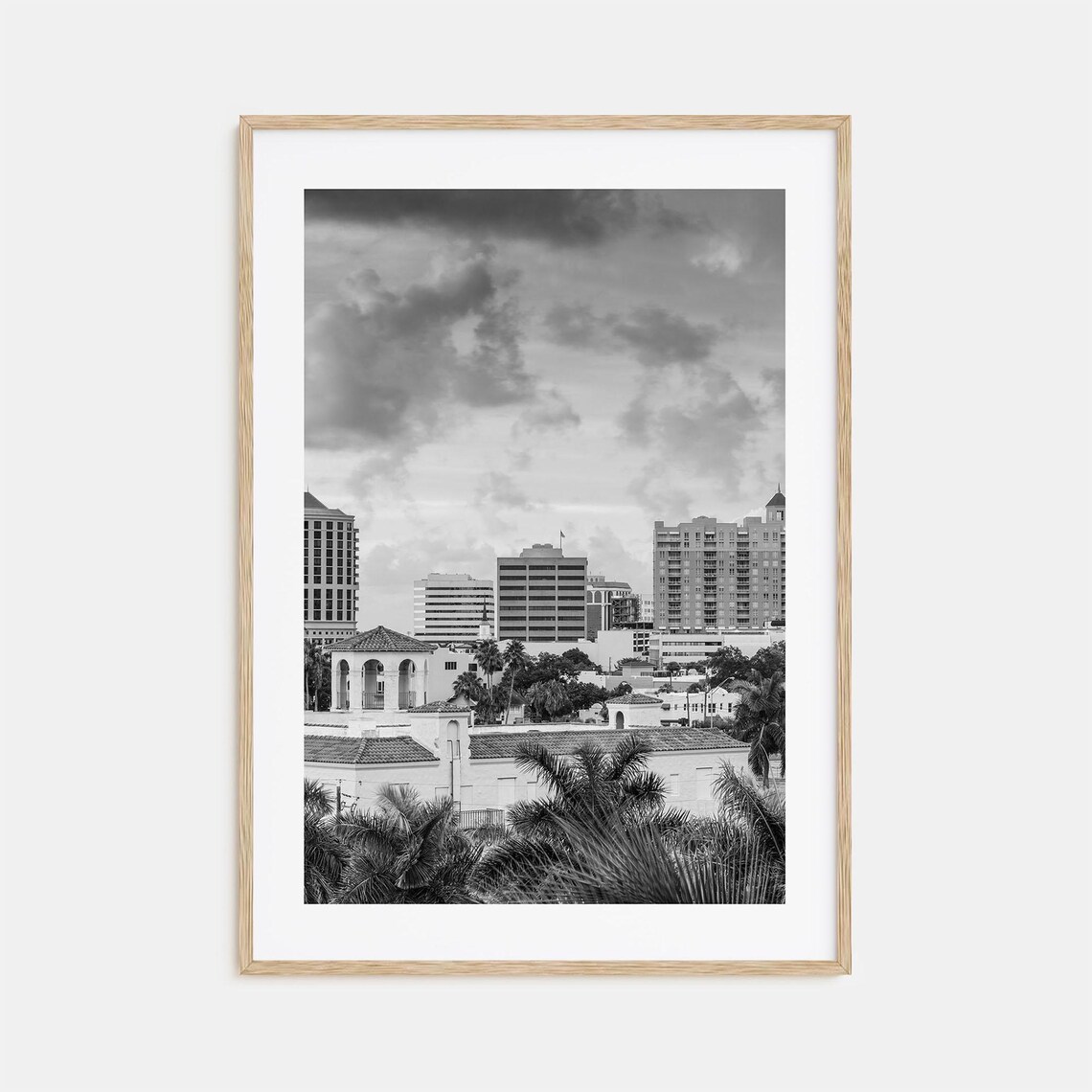 Sarasota Photo Poster Print Sarasota Black And White Wall Art Sarasota Wall Photography Sarasota Travel Sarasota Map Poster