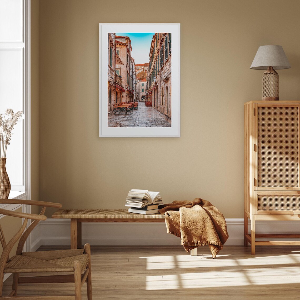 Croatia Colorful Travel Poster, Street Map Wall Art - Image 2