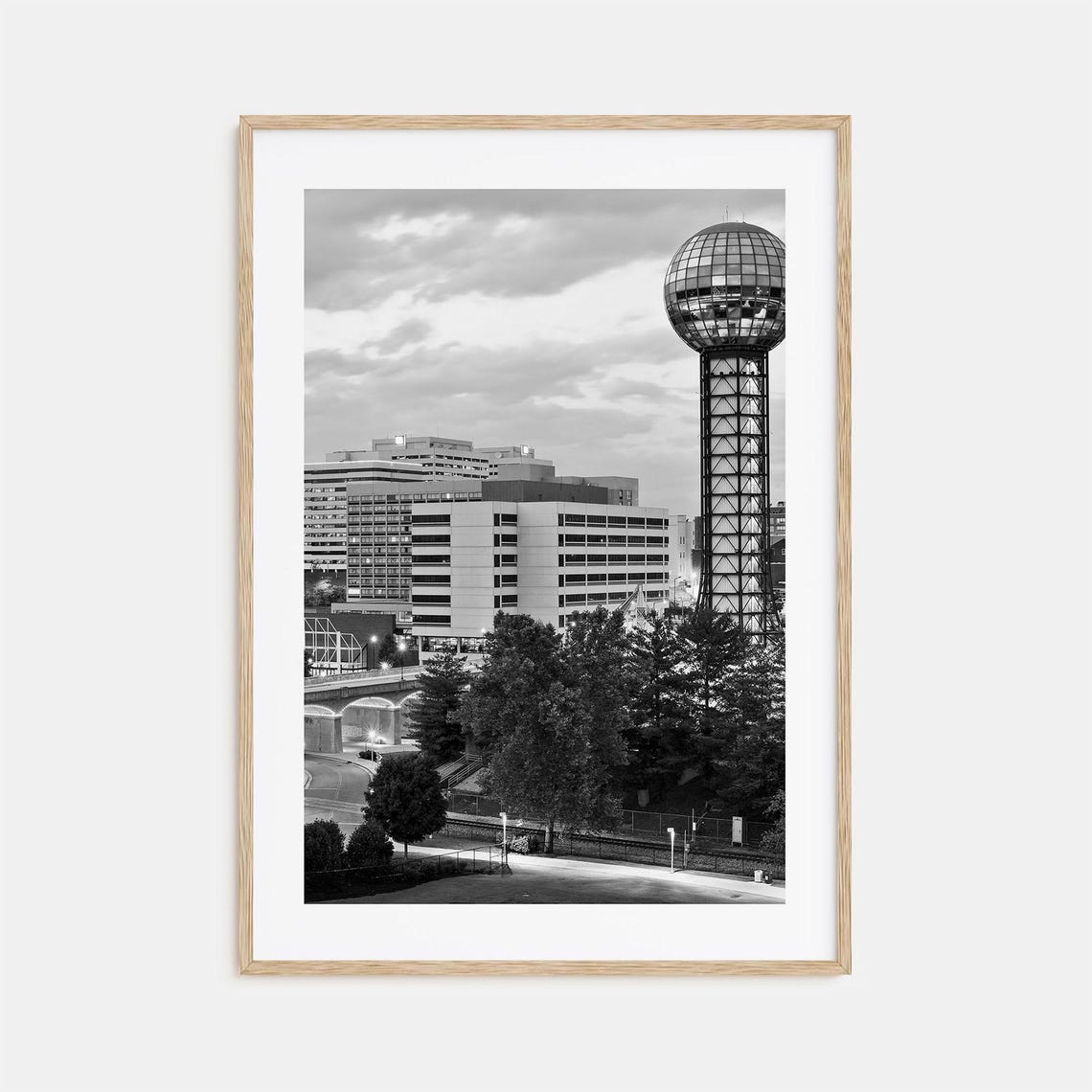 Knoxville Sunsphere Tennessee Landmark Downtown Skyline Poster