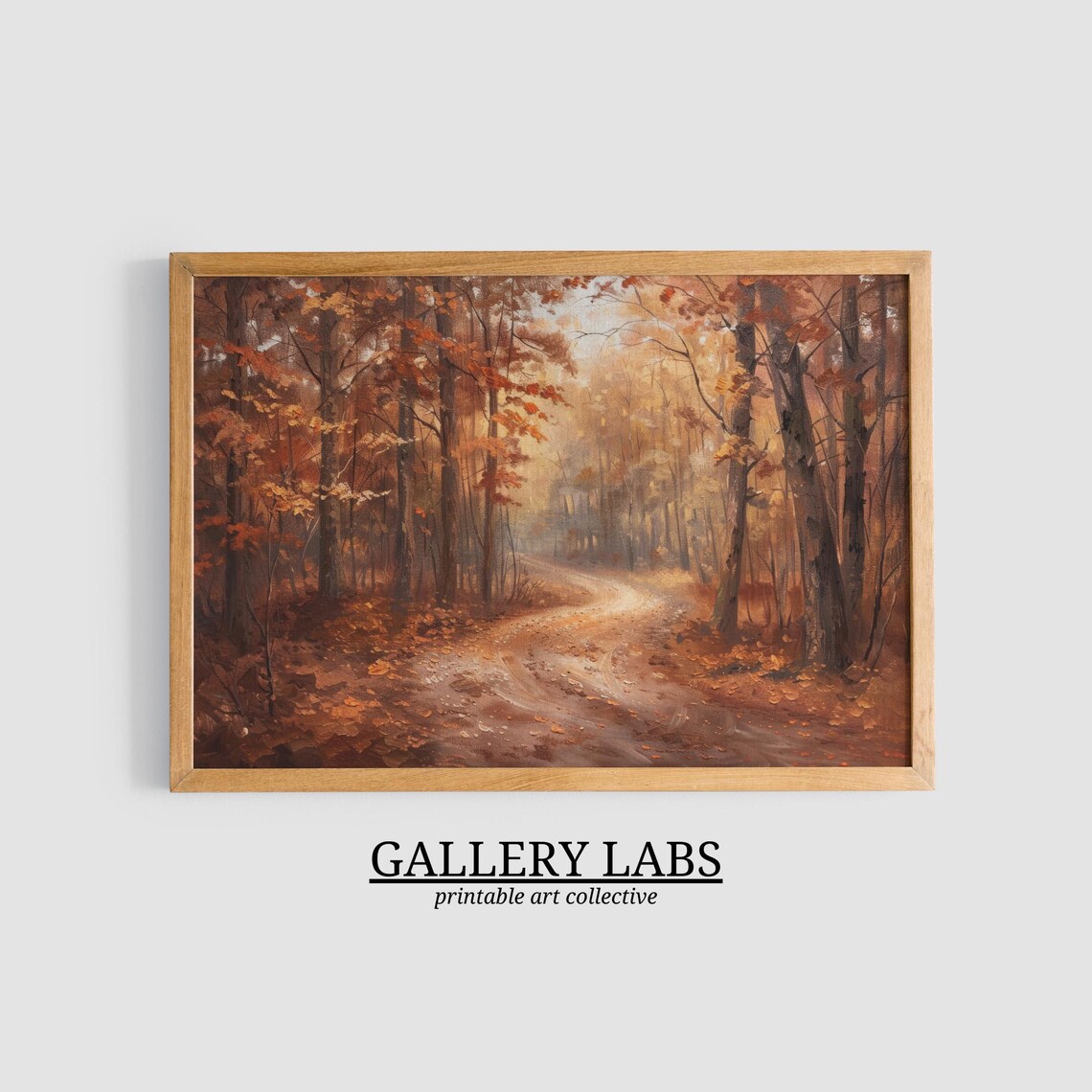 Moody Forest Art Print, Fall Cabin Decor - Image 3