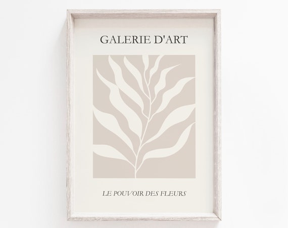 Henri Matisse Boho Neutral Art Print