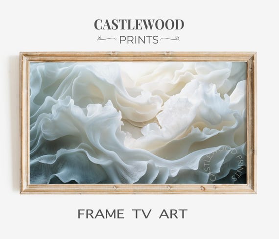 Coastal Ocean Wave Frame Tv Art Tidal Foam Abstract Samsung For Sea Inspired Decor Nautical Wall 5