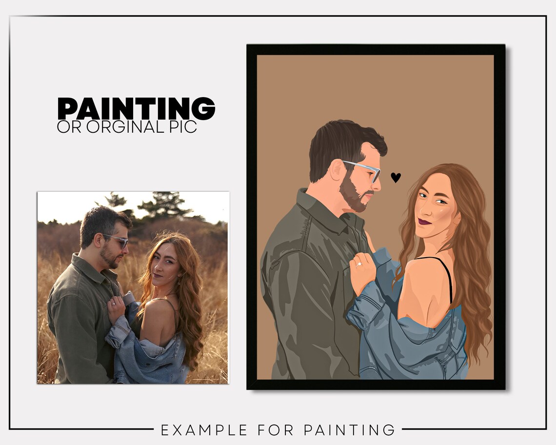 Custom Minimalist Faceless Portrait Art Print - Image 3