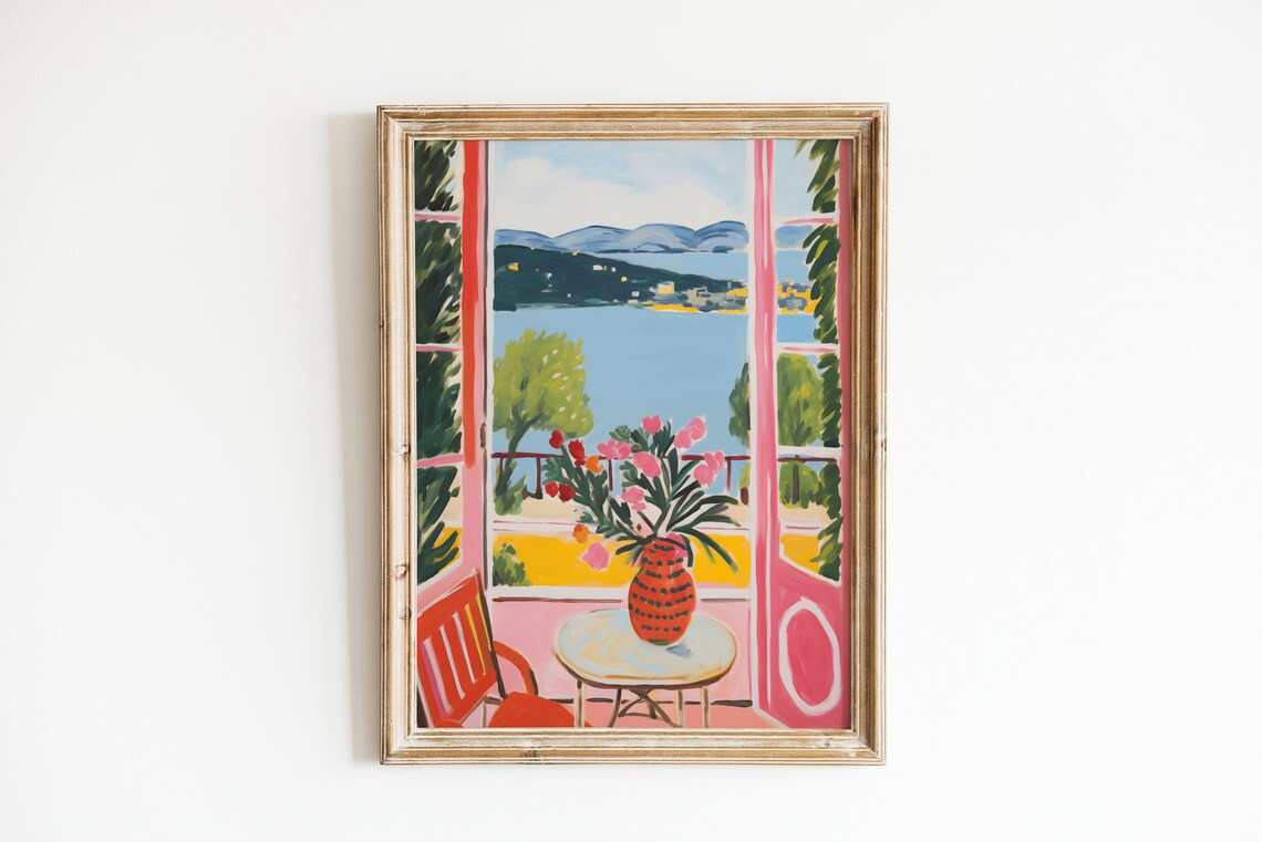 Matisse Open Window Fauvism Art Print, Vintage Decor - Image 2