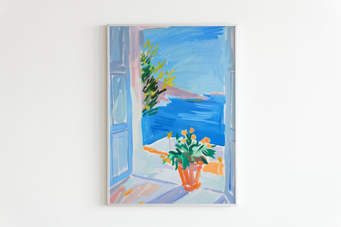 Henri Matisse Open Window Art Print, Fauvism