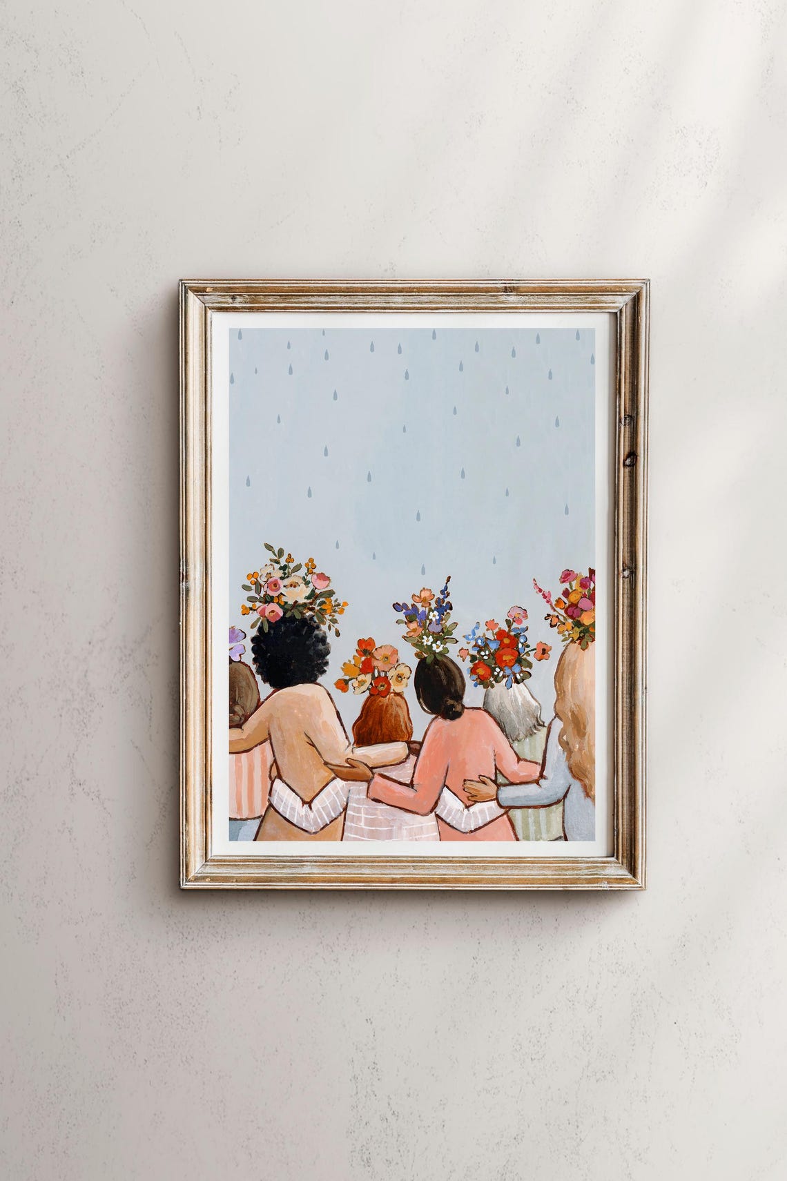 All The Beautiful Ways They Bloom Womanhood Art Self Love Art Art Sisterhood Art Sisterhood Print Sisterhood Woman Empowerment