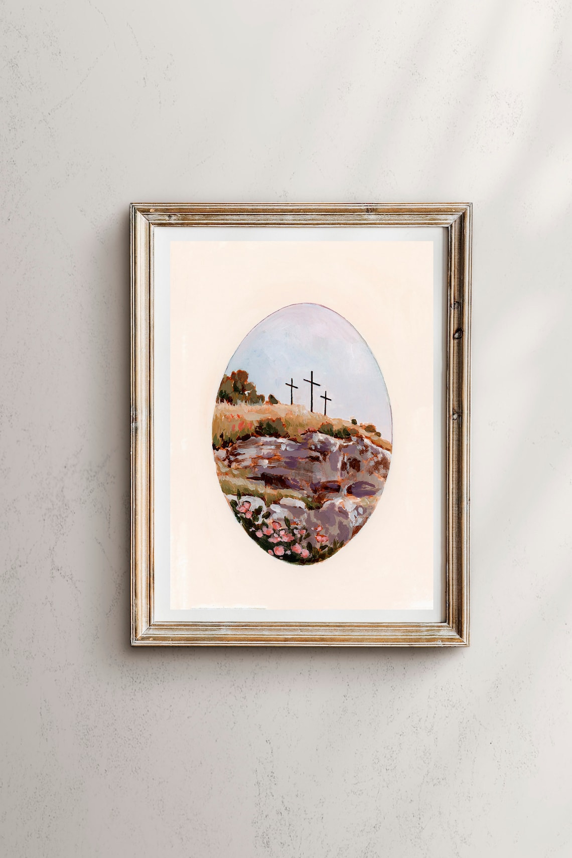 The Cross Print - Jerusalem Landscape Art Print