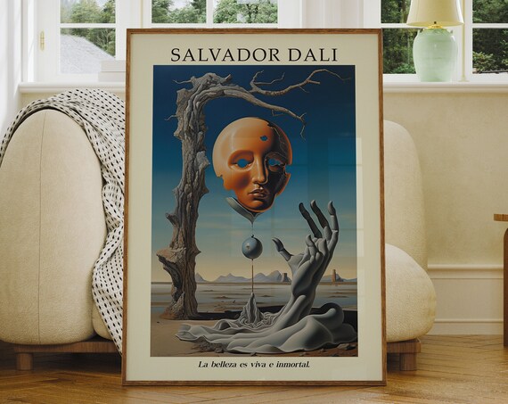 Salvador Dali Print Downlaod Surreal Art Famous Artist Prints Dali Wall Art