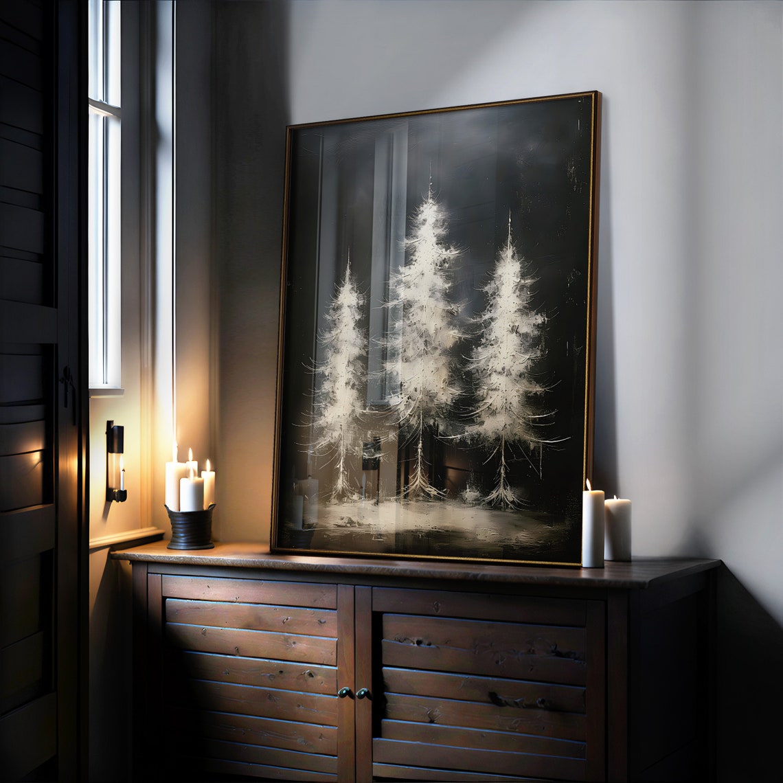 Cozy Coffee and Open Book in Bed Still Life Oil Painting Poster - Image 2