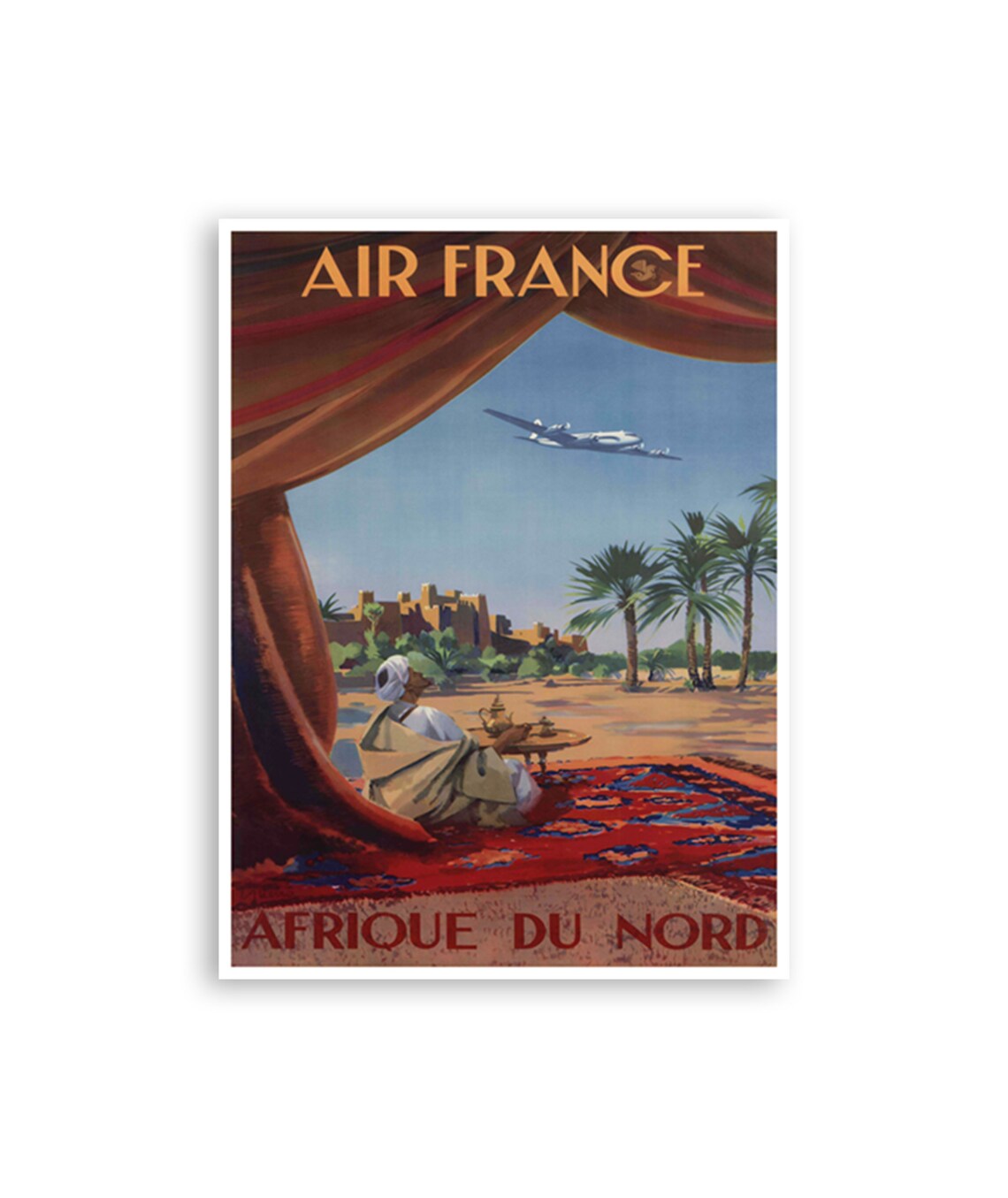 North Africa Art Travel Poster Print Xr2420