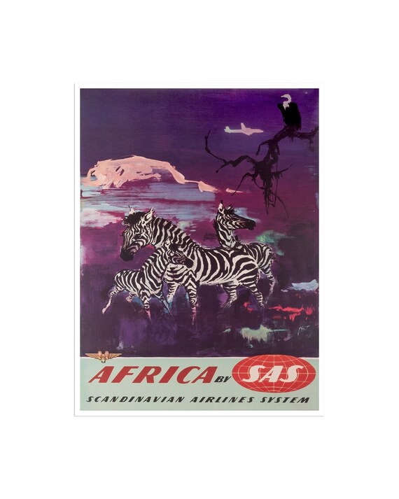 Africa Travel Poster African Art Home Decor Print Xr1894a