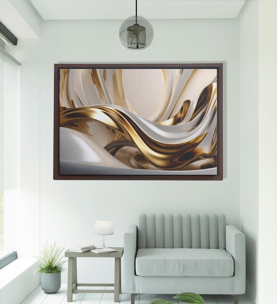 Abstract Marble Poster, Luxury Living Room Decor - Image 3