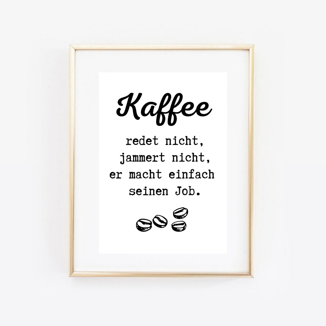 Coffee Does Not Whine, Kitchen Dining Room Poster - Image 2