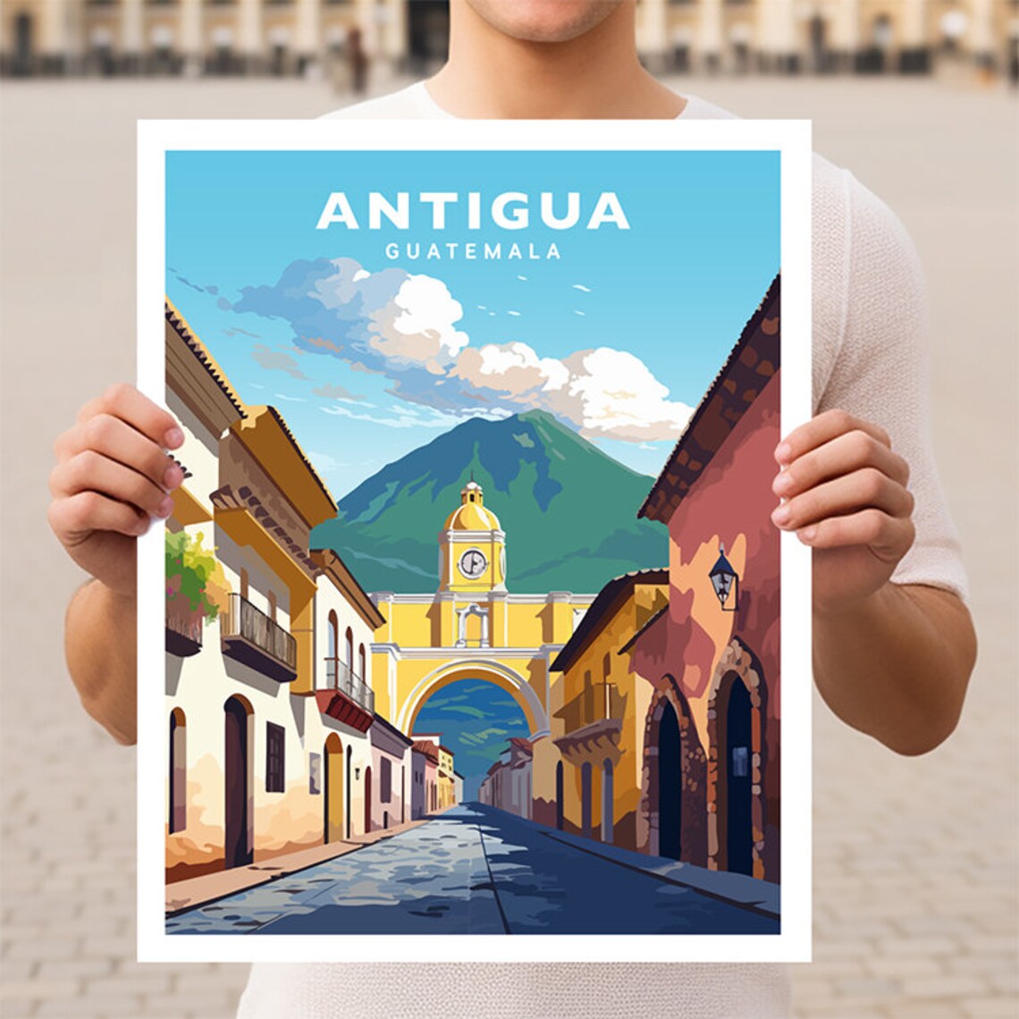 Antigua Guatemala Travel Wall Art Print