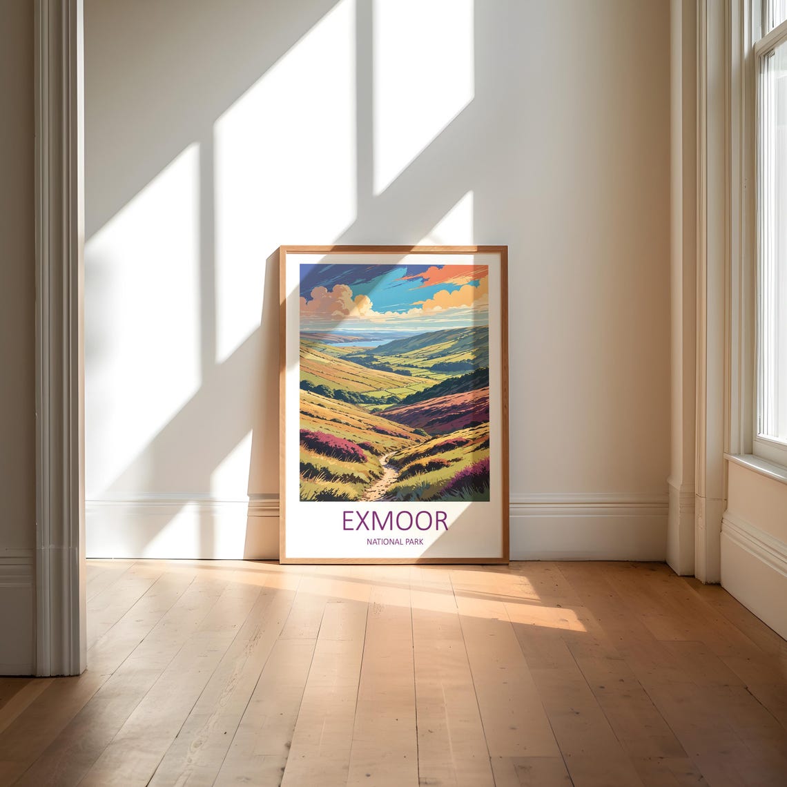 Exmoor Travel Print Wall Art Exmoor National Park Home Decor Art Lover Gifts Exmoor Landscape Print Wall Hanging Exmoor Poster Nature Art - Image 6