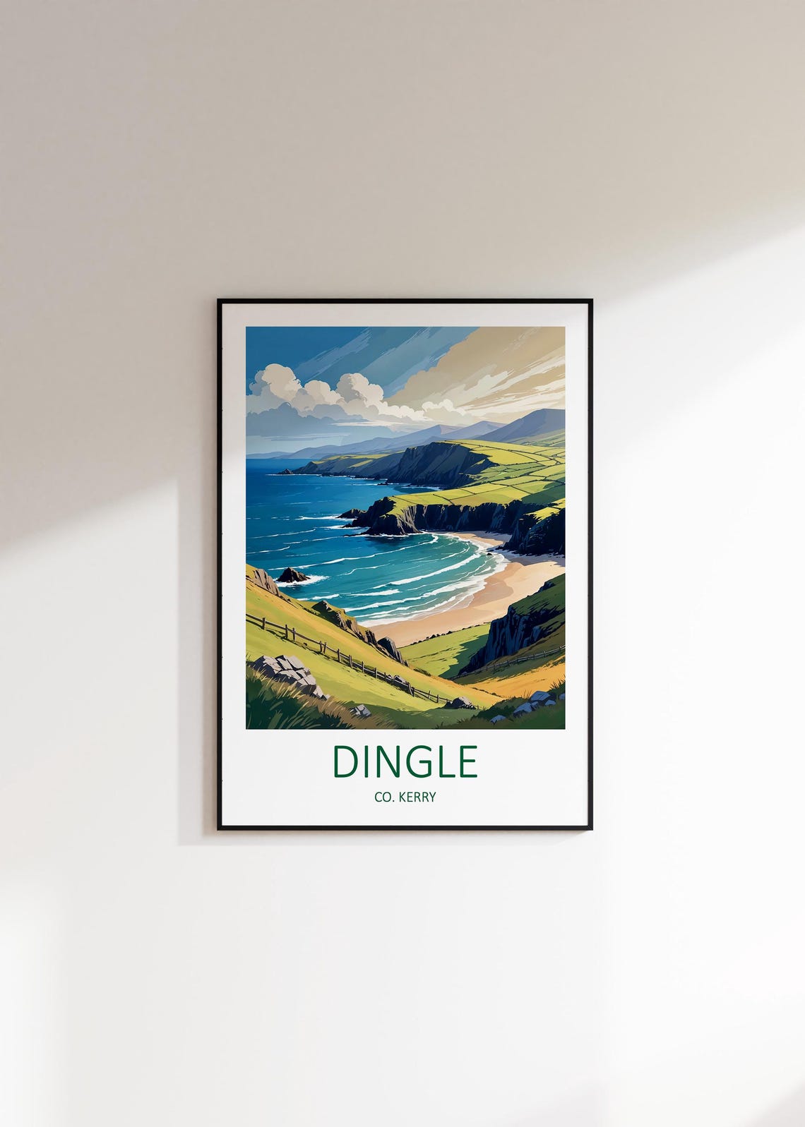 Dingle Peninsula County Kerry Ireland Atlantic Coast Travel Poster - Image 3