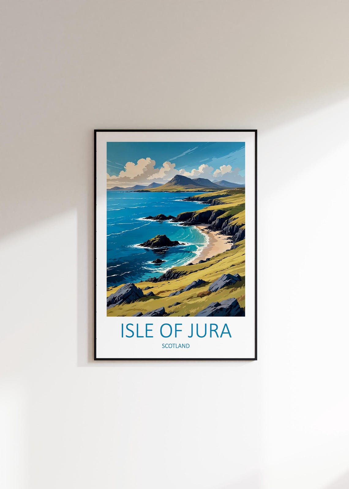 Isle Of Jura Travel Print Wall Art Jura Home Decor Wall Art Lover Gift Scottish Islands Wedding Gift Honeymoon Scotland Poster Jura Art - Image 3