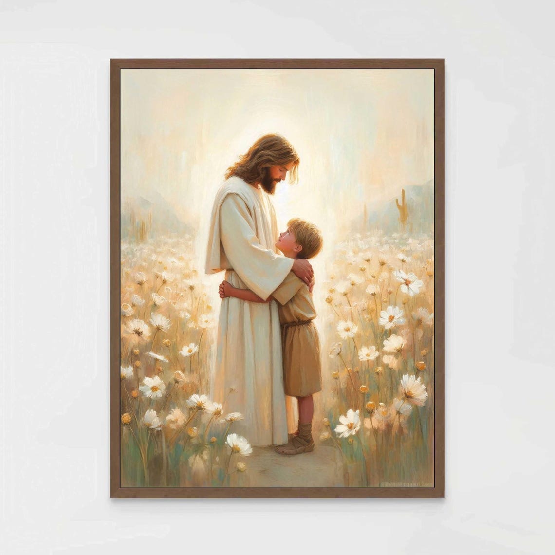 True Faith Modern Christian Nursery Art, Jesus