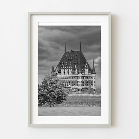 Architectural Beauty Of Chateau Frontenac Wall Art