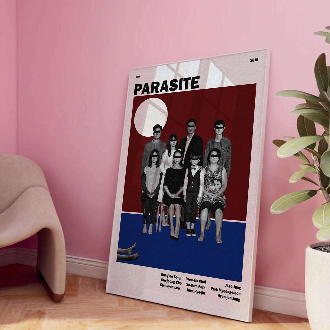 Parasite Minimalist Movie Poster Art Print - Image 2